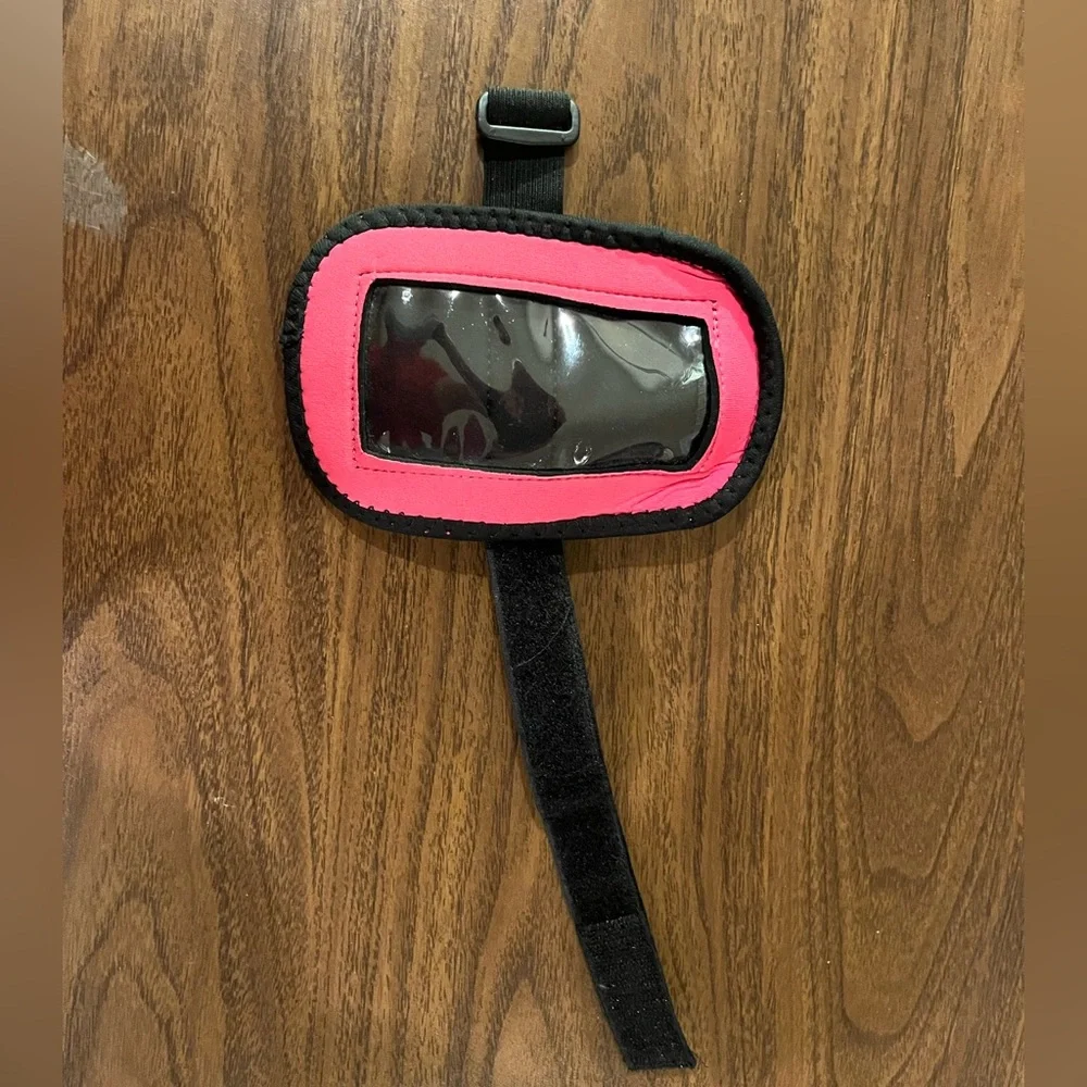Pink exercise armband